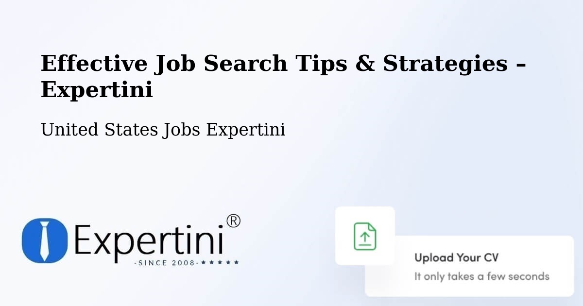 Job Search Tips & Strategies for Job Seekers – Seven Fields - Seven Fields, United States Jobs Expertini